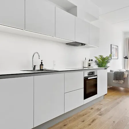 Spacious Waterfront With Marina And Sea View 公寓 Århus